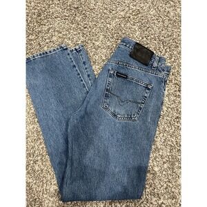Men's Harley Davidson straight blue jeans (1828)